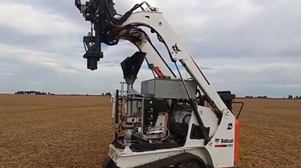 Un engin autonome pour les analyses de sol