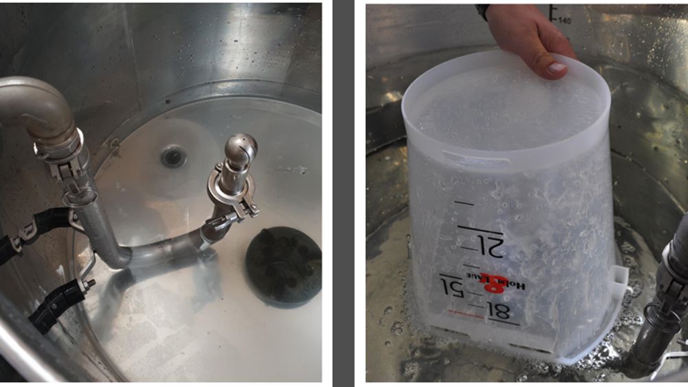 Nettoyage rapide des seaux de lait