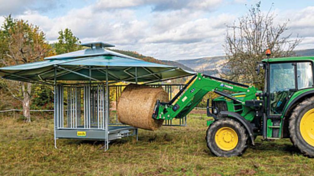Un râtelier ombragé et ventilé