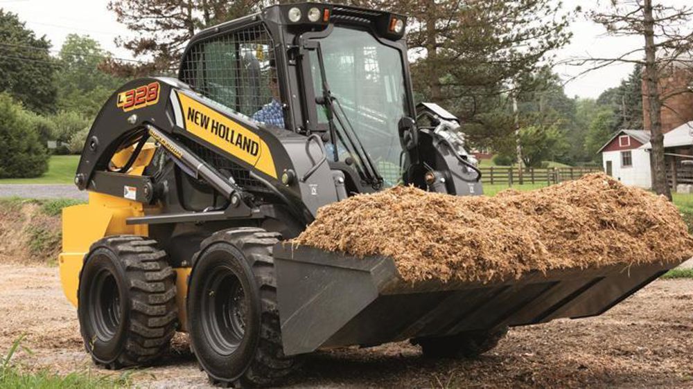 Les premiers modèles L35 de New Holland sont sortis en 1971. © P. Denis