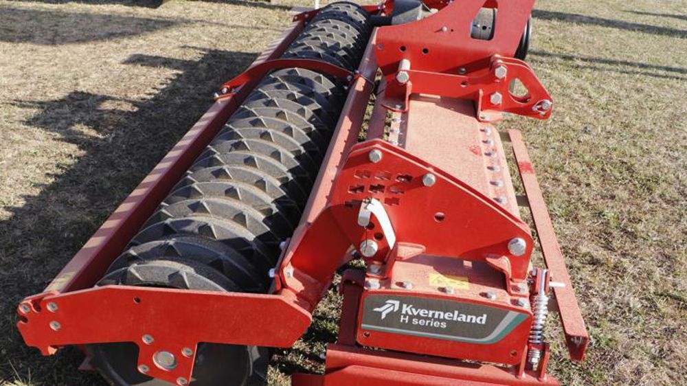 Kverneland a dévoilé son rouleau Actiline sur le salon Innov-Agri en septembre 2021. © C. Le Gall