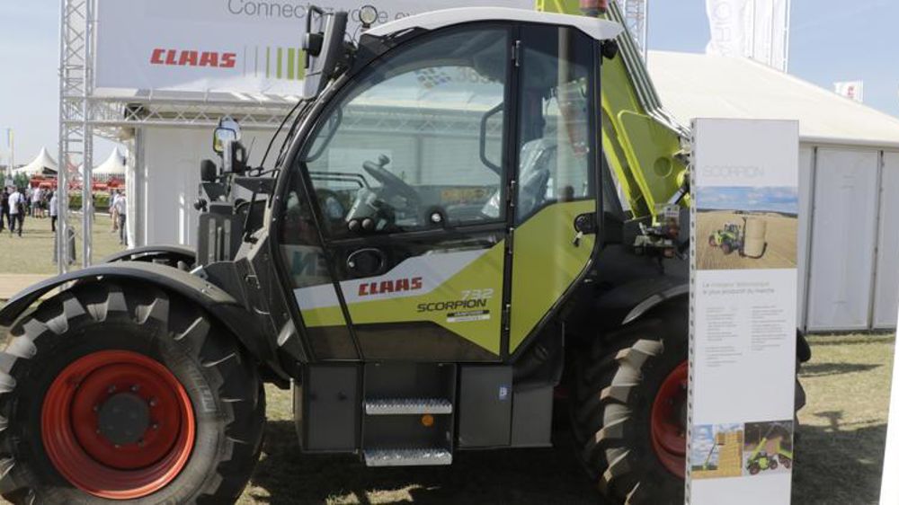 Le nouveau chargeur télescopique Claas Scorpion reçoit une transmission hydrostatique héritée des ensileuses Jaguar. © G. Baron