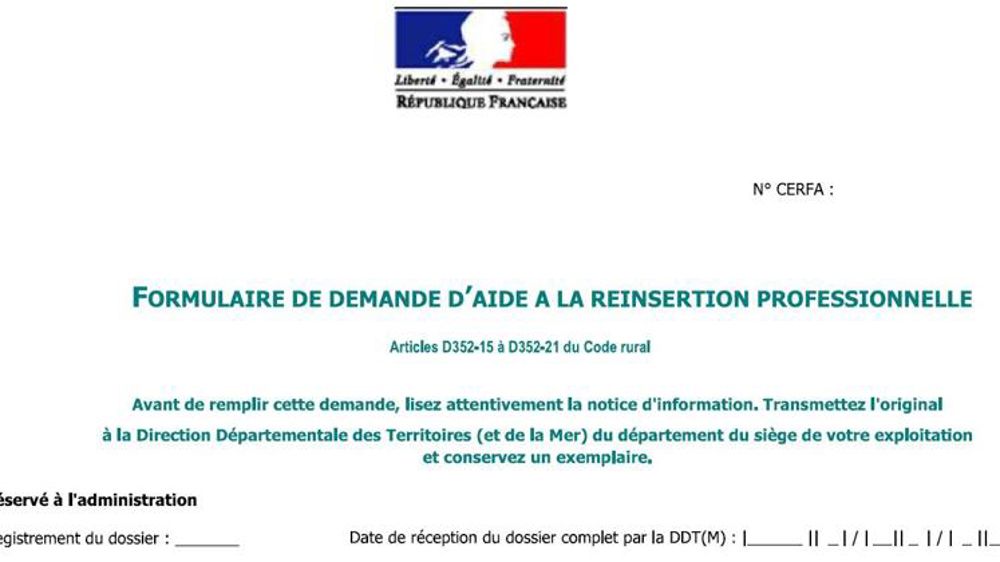 Une aide à la reconversion pour les agriculteurs en difficulté