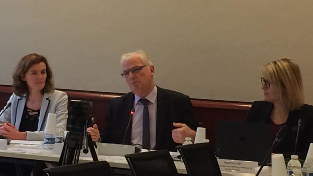 Catherine Dagorn, directrice générale du Gnis, Pierre Pagesse, président, Delphine Guey, responsable des affaires publiques et de la presse. © I. Escoffier/GFA