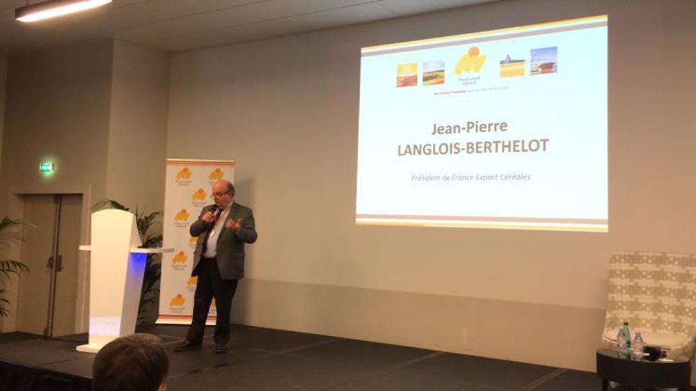 Jean-Pierre Langlois-Berthelot, président de France Export Céréales. © C. Le Jeune/GFA