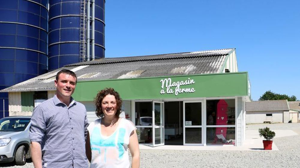 Le magasin de Pascaline et Sébastien Homo est ouvert le vendredi soir et le samedi matin en libre-service ou pour récupérer des commandes. © I. Lejas