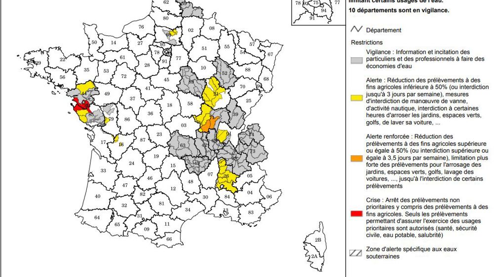 Déjà des restrictions d’irrigation
