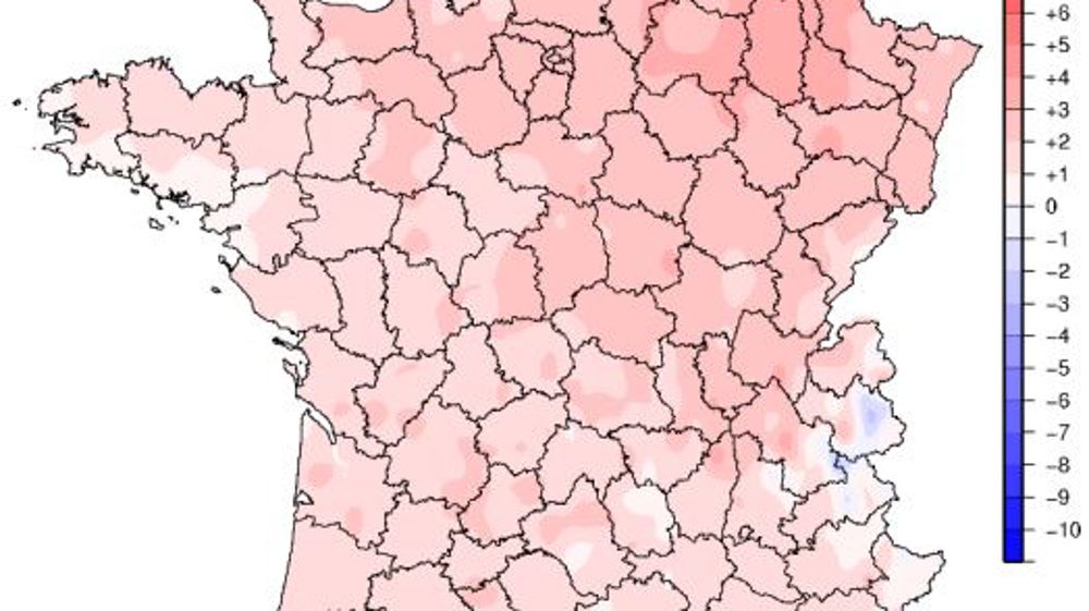 Le troisième mois d’août le plus chaud depuis 1900