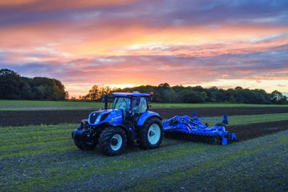 Déchaumeur New Holland SDH en version semi-portée, l’équivalent de l’UFO chez Maschio. © New Holland