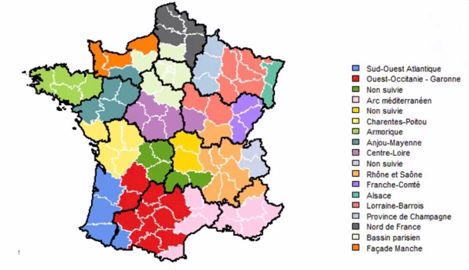 Dans les prochaines publications de l’observatoire Céré’Obs de FranceAgriMer, la France sera découpée en quinze zones agronomiquement homogènes.