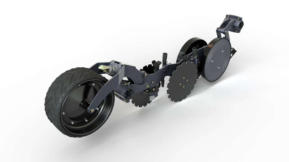 Un élément semeur tandem revu pour l’EasyDrill.