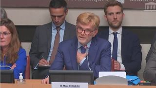 Le ministre de l'Agriculture Marc Fesneau devant la commission des affaires économiques de l'Assemblée nationale, le 21 septembre 2022. Le ministre de l'Agriculture Marc Fesneau devant la commission des affaires économiques de l'Assemblée nationale, le 21 septembre 2022.