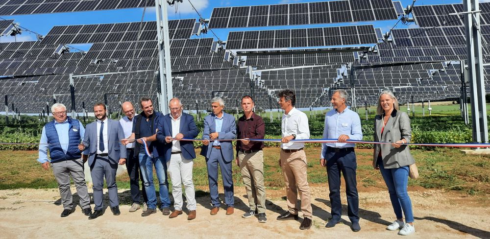 Le premier dqume en grandes cultures de TSE,  a été inauguré le 8 septembre 2022 à Amance (Haute-Saône) sur la ferme de Sylvain Raison.