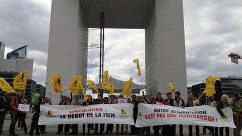 La Confédération paysanne dit « stop à la spéculation sur l’alimentation » La Confédération paysanne dit « stop à la spéculation sur l’alimentation »