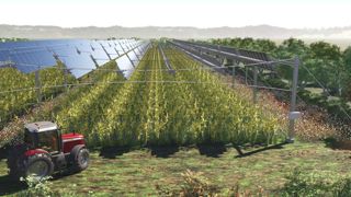 Le plus grand démonstrateur agrivoltaïque français est en construction Le plus grand démonstrateur agrivoltaïque français est en construction