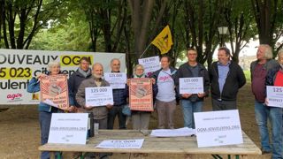 125 000 signatures pour la pétition du collectif « Objectif Zéro OGM » 125 000 signatures pour la pétition du collectif « Objectif Zéro OGM »