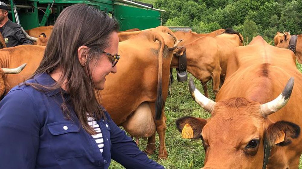Une ambassadrice américaine à la ferme