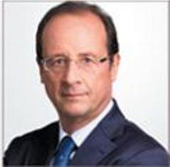 François Hollande, candidat du PS.