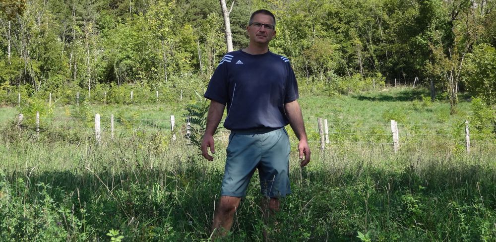 Grâce à l’AFA, François Devret a pu bénéficier d’aides pour rouvrir une parcelle enfrichée.
