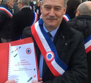 Thierry Barba, maire de Ville-en-Tardenois (Marne). © I. Logvenoff/GFA