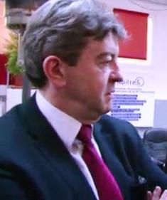 Jean Luc Mélenchon, candidat à la présidentielle de 2012.