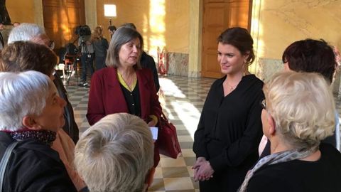 Marlène Schiappa à la rencontre d’agricultrices retraitées Marlène Schiappa à la rencontre d’agricultrices retraitées