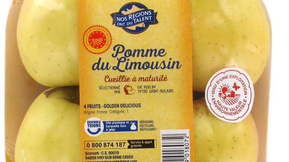 Leclerc propose des pommes HVE