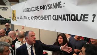 Didier Guillaume et la Confédération paysanne se chicanent Didier Guillaume et la Confédération paysanne se chicanent