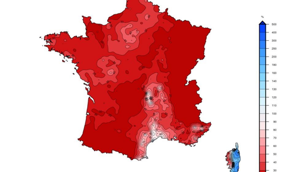 Un mois de décembre très sec et ensoleillé