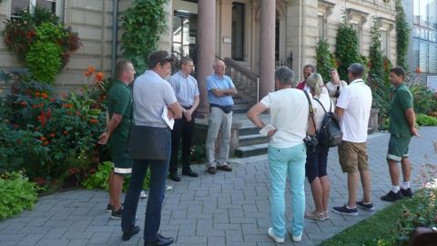 Jury 4 Fleurs en tournée à Illkirch-Graffenstaden (Bas-Rhin), Fleur d’Or 2019. © Yaël Haddad