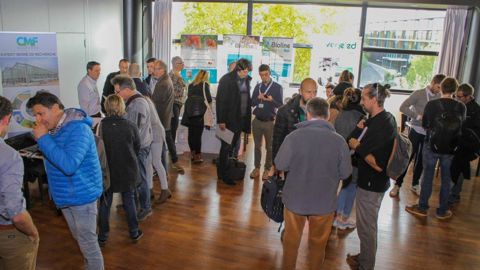 Le Salon du RéSEM a accueilli le 19 novembre au Corum de Montpellier une quarantaine d’exposants et quelques centaines de visiteurs sur des thèmes techniques très ciblés. ©Bruno Serrate (Agent INRA du CBGP) 