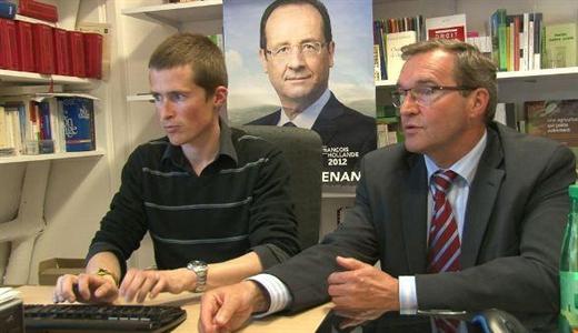 Germinal Peiro, secrétaire du PS en charge de l'agriculture et de la ruralité, pendant le tchat Terre-net Média spécial Présidentielle 2012.