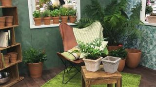 En proposant des mises en scène végétales, les producteurs plongent l'acheteur dans des univers qui lui sont proches.PHOTO : CATHERINE GARNIER