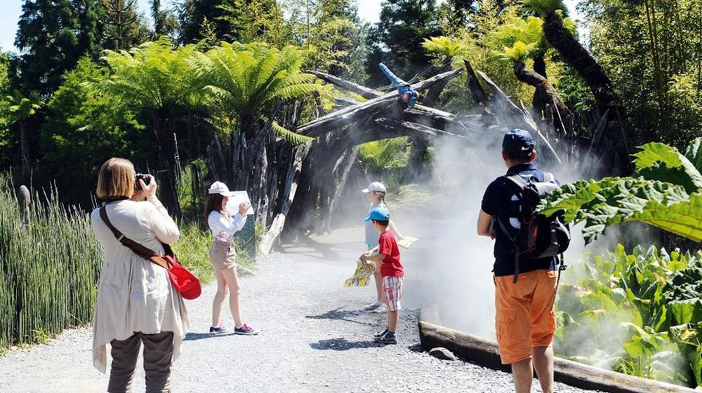 Les univers du parc sont aujourd'hui aboutis. Ici la forêt primaire.PHOTO : TERRA BOTANICA Les univers du parc sont aujourd'hui aboutis. Ici la forêt primaire.PHOTO : TERRA BOTANICA