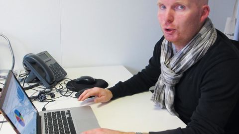 Alexis Yon, créateur et concepteur d'Izy'Pointages. L'application ne s'achète pas, mais fonctionne avec un abonnement, à partir de 4,50 euros par mois et par agent de terrain.