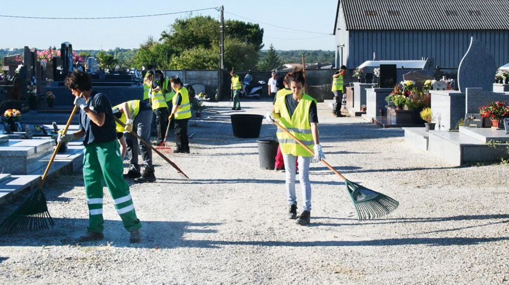 Lauréats du premier prix pour la « meilleure communication globale via un blog », les élèves en BTS aménagements paysagers du lycée Camille-Godard, au Hellain (33), ont travaillé sur un projet destiné à donner une nouvelle vie à un cimetière.