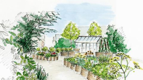 Le domaine de Chaumont-sur-Loire (41) crée actuellementun jardin de soin pédagogique qui sera opérationnel début mai.IMAGE : DOMAINE DE CHAUMONT-SU-LOIRE