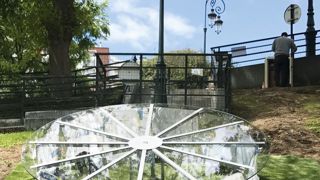 La nouvelle horloge florale de Putaux (92) a été livrée à la fin du mois de juillet.PHOTO : HORLOGES HUCHEZ