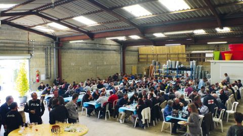 Les participants ont partagé un agréable moment de convivialité. PHOTO : VÉGÉTAL SERVICES