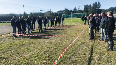 Visite des parcelles d'essais de la commune de Saint-Servant (56).PHOTO : HORTALIS