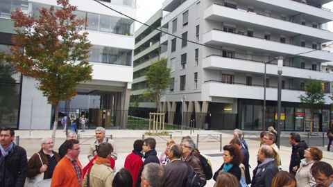 Les 5 et 6 octobre, le congrès annuel d'Hortis, les responsables d'espace nature en ville, s'est tenu à Lyon autour « des espaces verts au service de la santé ». Outre les interventions en salle, les participants ont visité, entre autres, le nouvel écoquartier Confluence.