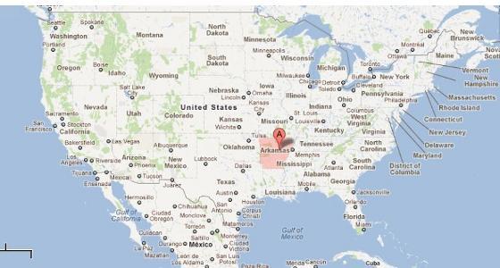 carte Usa Arkansas