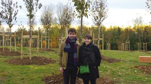 Le jardin français de Notre-Dame-de-Lorette, conçu par Élise et Martin Hennebicque, est composé de boisements et de clairières inspirés des vergers pâturés de la région.PHOTO YAËL HADDAD