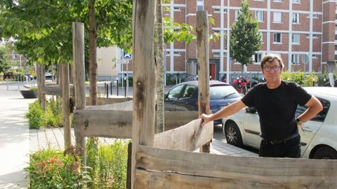 Jean-Marc L'Anton, paysagiste : « La rotation rapide d'une végétation adaptée rend plus facile l'évolution permanente que demande la ville dense. »PHOTO : PASCAL FAYOLLE