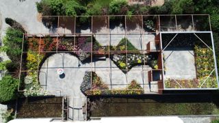 Dès fin juin 2019, un nouvel espace comprenait quatre zones :Prenons de la hauteur. ©Terra Botanica, par drone
