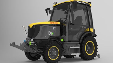 Un tracteur électrique signé Keestrack, Goldoni et Rigitrac Un tracteur électrique signé Keestrack, Goldoni et Rigitrac