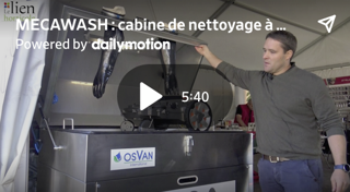 Présentée en exclusivité lors du dernier Salonvert à Saint Chéron (91),MECAWASH est une cabine de nettoyage à haute pression. Présentée en exclusivité lors du dernier Salonvert à Saint Chéron (91),MECAWASH est une cabine de nettoyage à haute pression.