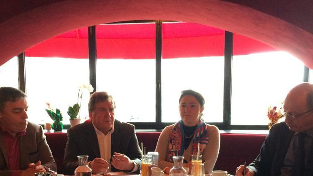 De gauche à droite : Philippe Largeau, premier vice-président, Gérard Napias, président, Marie-Sophie Pujol-Fort, trésorière, et Patrice Durand, directeur. © L. Coassin/GFA