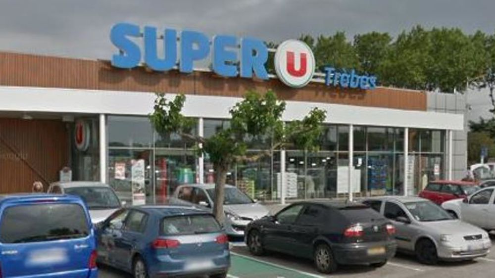 Le Super U de Trèbes où a eu lieu l’attaque terroriste. © Google maps