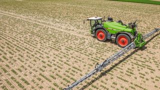En Europe, les essais sont réalisés avec un Fendt Rogator 600. © Fendt En Europe, les essais sont réalisés avec un Fendt Rogator 600. © Fendt